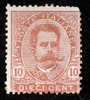 1891/1896 REGNO 10C CARMINIO SASS 60 - Oblitérés