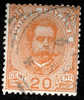 1891/1896 REGNO 20C ARANCIO SASS 61 - Usati