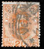 1891/1896 REGNO 20C ARANCIO SASS 61 - Afgestempeld