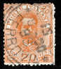 1891/1896 REGNO 20C ARANCIO SASS 61 - Afgestempeld