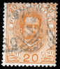 1891/1896 REGNO 20C ARANCIO SASS 61 - Afgestempeld