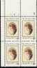 US Scott 1926 - Plate Block Of 4 Upper Plate No 111111 6 - Edna St Vincent Millay 18 Cent - Mint Never Hinged - Plaatnummers