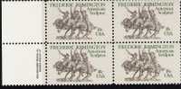 US Scott 1934 - Copyright Block Of 4 - Frederic Remington 18 Cent - Mint Never Hinged - Blocks & Sheetlets