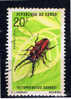 RPC+ Kongo 1970 Mi 254 Insekt - Oblitérés