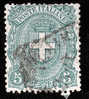 1896/1897 REGNO 5C VERDE SASS 67 - Oblitérés