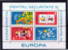 RO Rumänien 1975 Mi 3280-83 Bl. 124** KSZE - Unused Stamps