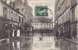 PUTEAUX  Rue De Paris             Inondation En 1910   Belle Animation - Puteaux