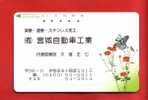 Japan Japon  Telefonkarte Phonecard 110 - 28  BUTTERFLY  PAPILLON  SCHMETTERLING - Papillons
