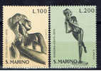 RSM+ San Marino 1974 Mi 1067-68** EUROPA - Neufs
