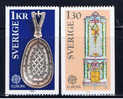 S Schweden 1976 Mi 943-44** EUROPA - Unused Stamps