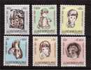 LUXEMBOURG 1968 N 729 / 34 .  6 Valeurs NEUF X X  Serie Compl. - Ongebruikt