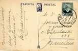 Postal Burgos 1934. Republica - 1931-50 Briefe U. Dokumente