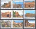 GREECE 1996   Castles Of Greece Imper.  SET MNH - Unused Stamps