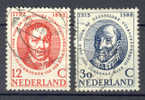 Netherlands 1960 Mi. 751-52 Volksgesundheit Van Der Kolk & Dr. Johannes Wier - Gebraucht
