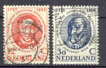 Netherlands 1960 Mi. 751-52 Volksgesundheit Van Der Kolk & Dr. Johannes Wier - Gebruikt