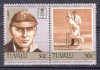 Tuvalu 1984 SG. 283/84 Horizontal Pair Leaders Of The World Cricket & Cricketers - Tuvalu