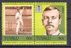 Tuvalu 1984 SG. 287/88 Horizontal Pair Leaders Of The World Cricket & Cricketers - Tuvalu (fr. Elliceinseln)