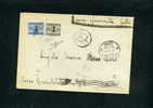 F575 STORIA POSTALE REPUBBLICA SOCIALE R.S.I. SEGNATASSE CON SOPRASTAMPA FASCETTI C. 10 + C. 40 FIRMA PERITO SORANI - Taxe