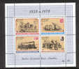 GREECE 1978   Anniver Of Greek Post Office M/Seet  SET MNH - Unused Stamps