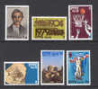 GREECE 1979   Anniversaries And Event´s I  SET MNH - Unused Stamps