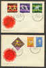 Poland XVIII Olympic Games Tokio 1964 FDC Covers Cancelled Warszawa - Summer 1964: Tokyo