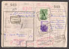 Belgium Railway Chemin De Fer Spoorwegen Document No. 949 Cancel 7/7/1947 Bruxelles Brussel Duouesnoy No. 4 - Altri & Non Classificati