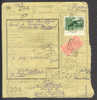 Belgium Railway Chemin De Fer Spoorwegen Document No. 294 Cancel 8/7/1947 Laeken - Otros & Sin Clasificación