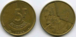 Belgique Belgium 5 Francs 1986 Français KM 163 - 5 Francs