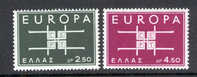 GREECE 1963 Europa CEPT SET MNH - 1963