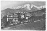 74 )) COMBLOUX, Hotel S.N.C.F. Et Le Mont Blanc, CPSM 9 X 14, Ed J Cellard N° 1410 - Combloux