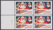 !a! USA Sc# 2581b MNH BOOKLET-PANE(4) W/ Left Margins & Plate-# (LL/A11111) (a1) - Santa And Sleigh - 3. 1981-...