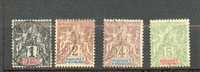 DAH 150 - YT 6 à 9 Obli - Used Stamps