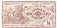 MACEDOINE  50 Denar 1992   Pick 3   *****BILLET  NEUF***** - Noord-Macedonië