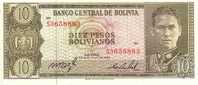 BOLIVIE   10 Bolivianos  Non Daté   Pick 154a     ***** BILLET  NEUF ***** - Bolivie