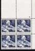 US Scott 1950 - Plate Block Of 4 Upper Right Plate No 4 - Franklin D Roosevelt 20 Cent - Mint Never Hinged - Plaatnummers