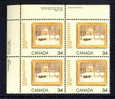 Canada Scott # 1076 MNH VFUpper Left Inscription Block. Montreal Museum Of Fine Arts.........................(dr1) - Plattennummern & Inschriften