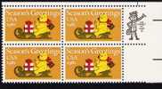 US Scott 1940 - Zip Block Of 4 - Christmas 1981 - Bear 20 Cent- Mint Never Hinged - Blocks & Kleinbögen