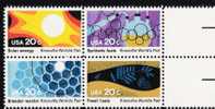 US Scott 2009a (2006 2007 2008 2009) - Block Of 4 - World´s Fair 1982 20 Cent - Mint Never Hinged - Blocchi & Foglietti