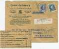 N°211+198 Montenez /Houyoux  6.II.1925 Recom./Absent - Cartas & Documentos