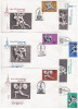 Russia USSR 1977 FDC X5 22nd Summer Olympic Games In Moscow, Sport Sports - FDC