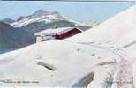 BEYOND DAVOS - Rhaetic Mountain Railway -Advert Postcard - Phytin Series XX1 -Grisons Switzerland - Davos