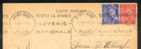 1939  51 Reims  Jeux  Tentez La Chance  Loterie Nationale  Sur Carte - Unclassified