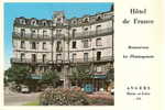 Cpsm Hotel De France , Restaurant Les Plantagenets , 8 Place De La Gare A Angers - Angers