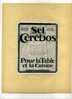 - SEL CEREBOS .  PUB. DU DEBUT DU XXe S. . DECOUPEE ET COLLEE SUR PAPIER - Other & Unclassified