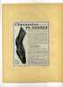 - CHAUSSURES PH. HERBER .  PUB. DU DEBUT DU XXe S. . DECOUPEE ET COLLEE SUR PAPIER - 1900-1940