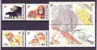 Singapore, 672/675, 676/679 **, Michel = 23 Euro (Z20561) - Apen