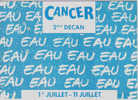 Carte Postale Astrologie Horoscope  Cancer Trés Beau Plan - Astrology