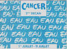 Carte Postale Astrologie Horoscope  Cancer Trés Beau Plan - Astrologie