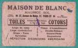 1 Buvard Maison De Blanc - Maurice Sol Paris - Textile & Clothing