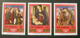 SAN MARINO 1994 NAVIDAD NOEL YVERT 1380/1382** - Neufs